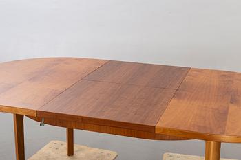 A second half of the 20th century walnut dining table.