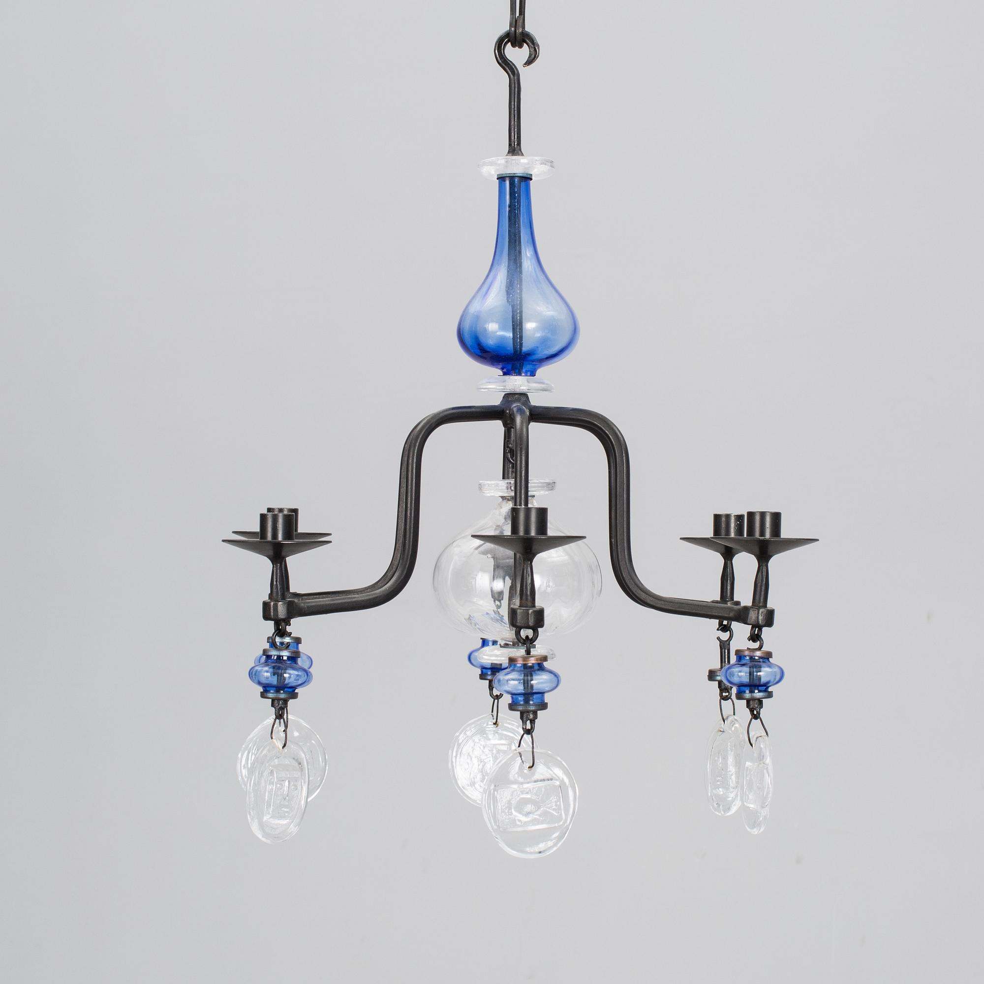 LJUSKRONA, Erik Höglund, Kosta smide och glas, 1900-talets senare del.