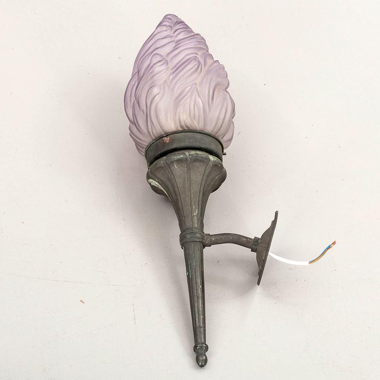 Wall lamp, 20th century.