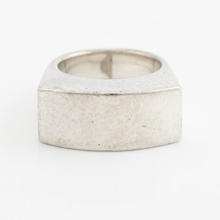 Sigurd Persson, ring, sterling silver, Stockholm 1977.