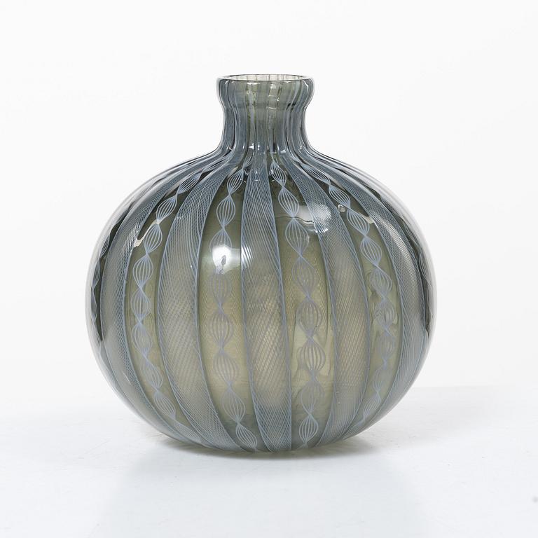Venini, a glass vase, Murano, Italy.