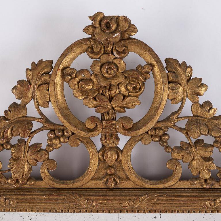 A pair of Danish mirrors, 18th Century.