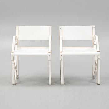 Lars Liljekvist,a pair of armchairs, 21st century.