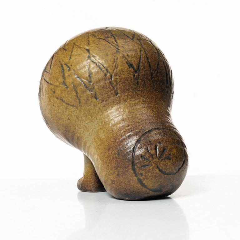 Lisa Larson, a stoneware figurine, 'Lejon Midi', Gustavsberg, Sweden.