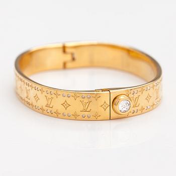 Louis Vuitton, A "Nanogram strass" bracelet. Marked Louis Vuitton Paris Italy.