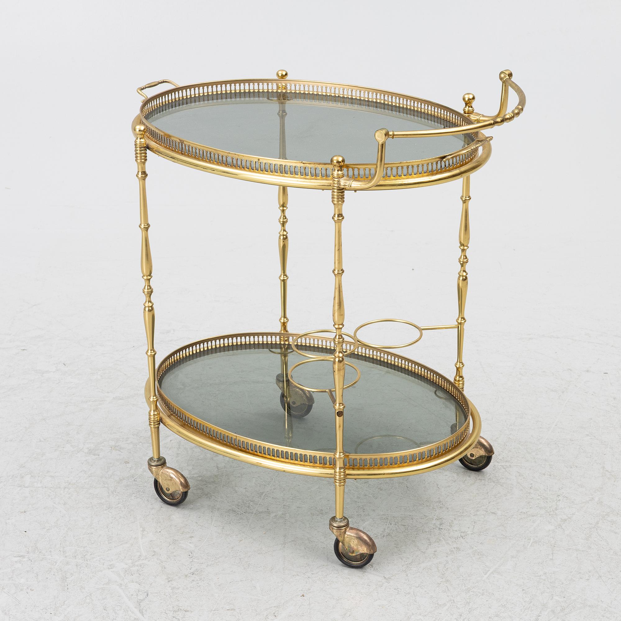 A serving cart, second half of the 20th century.