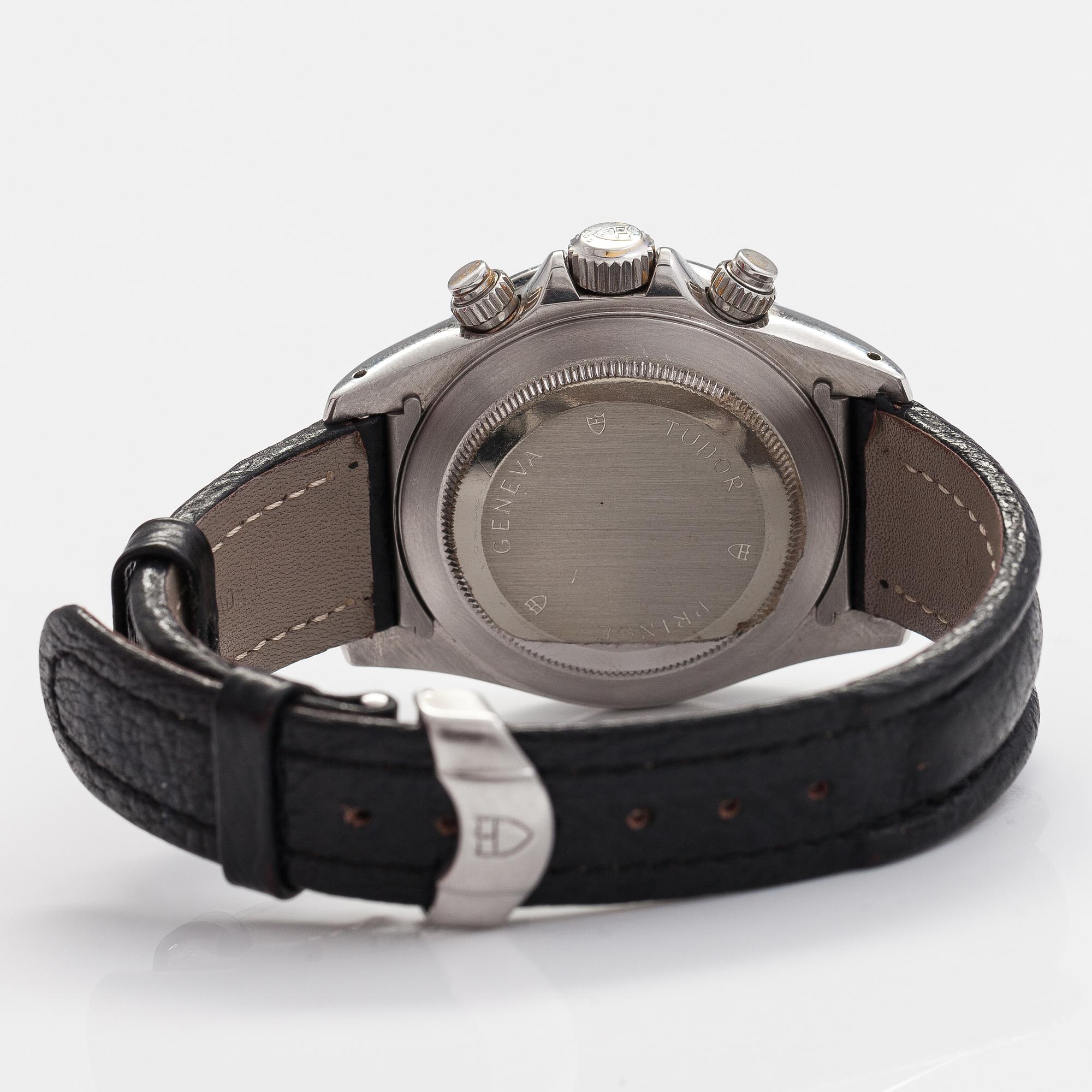 TUDOR, Prince date, Pre-Tiger panda, wristwatch, 39 mm.