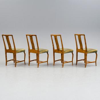 A dining furniture set comprising of eight pieces by Carl Malmsten.