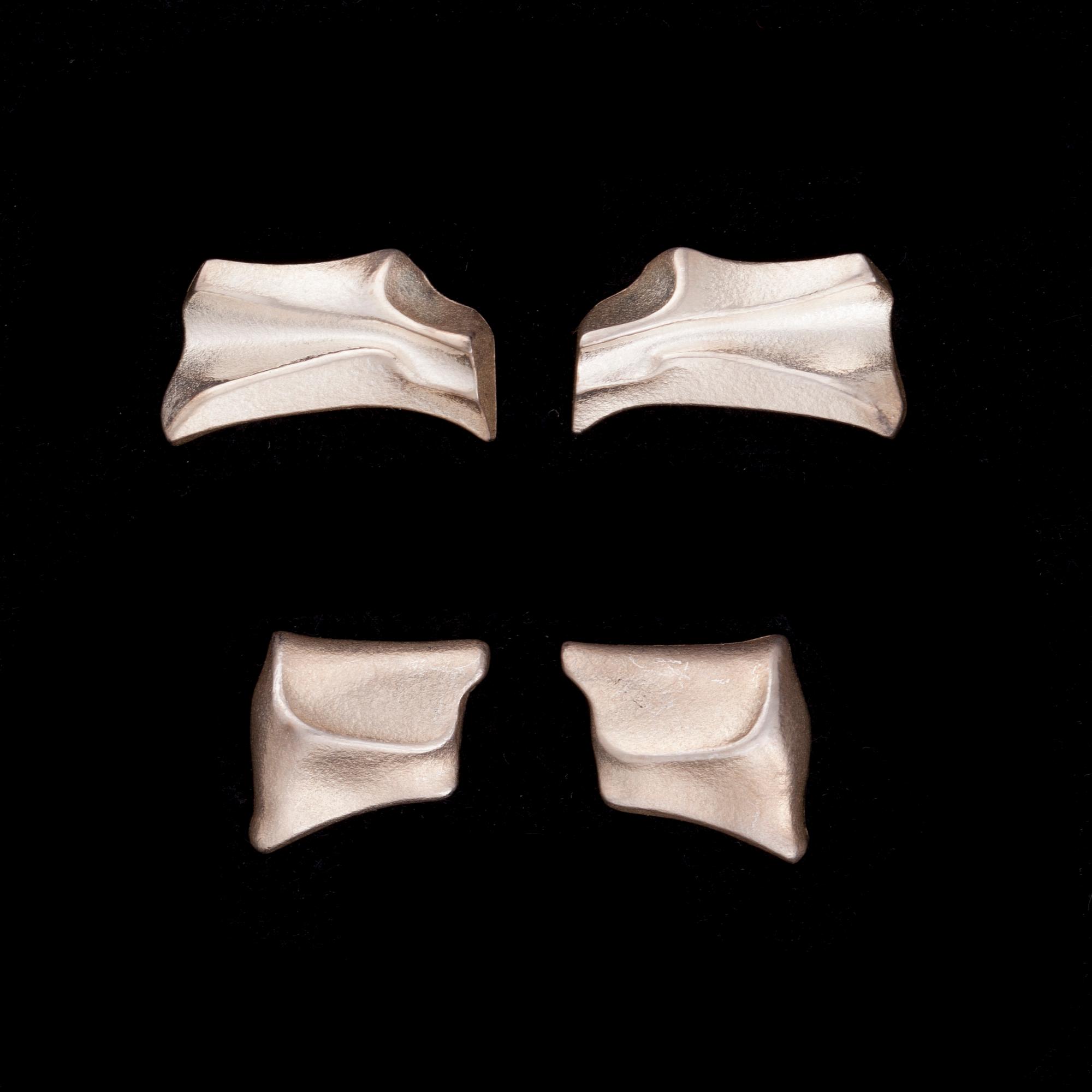ÖRHÄNGEN, 2 par, sterling silver, Björn Weckström Lapponia. Exportstämplar.