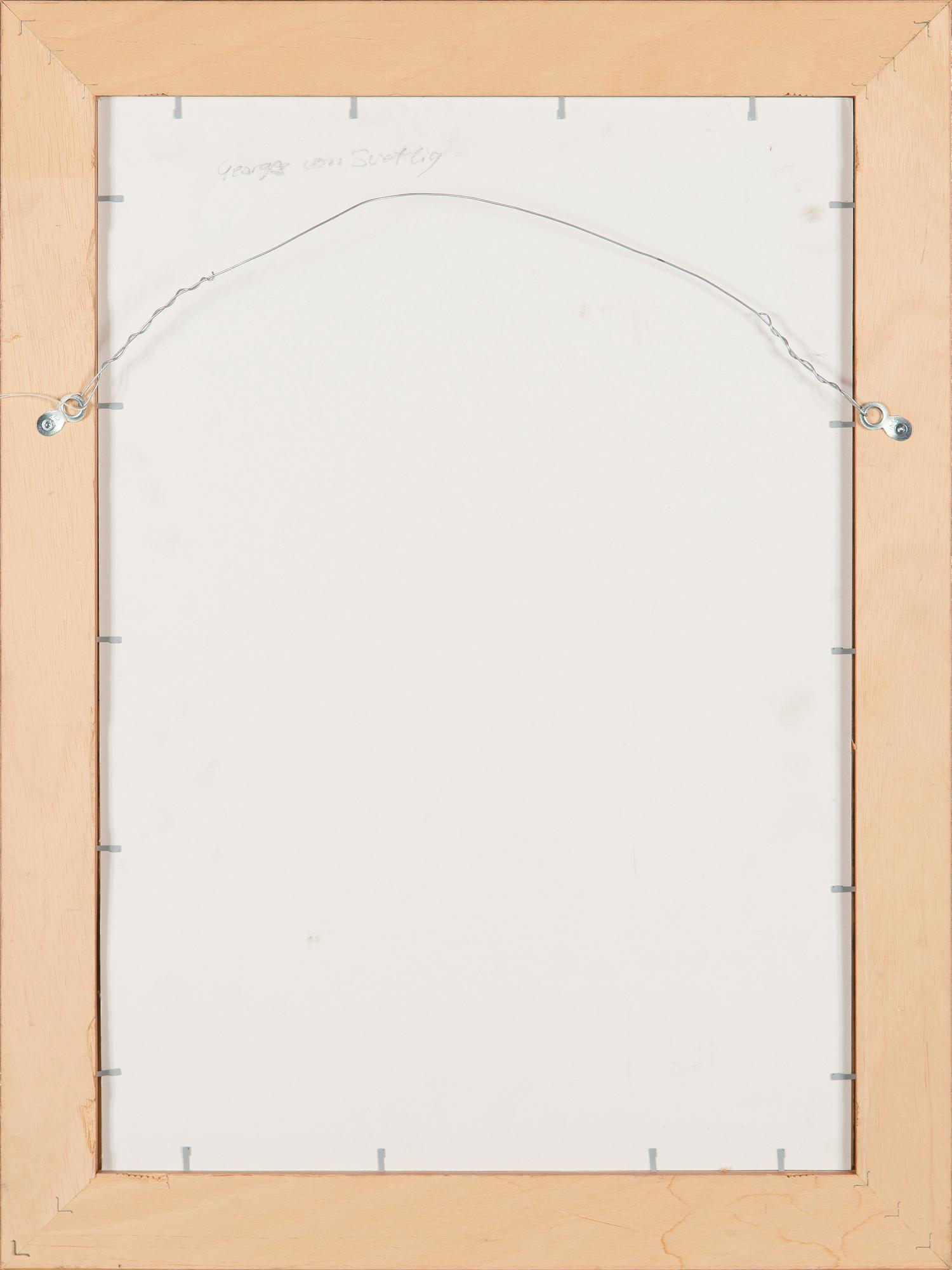 Georges von Swetlik, Färgstudie till ett kvinnoporträtt.