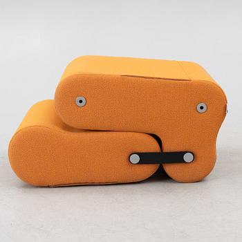 Joe Colombo, a 'Multichair' lounge chair, B-Line, Italy.