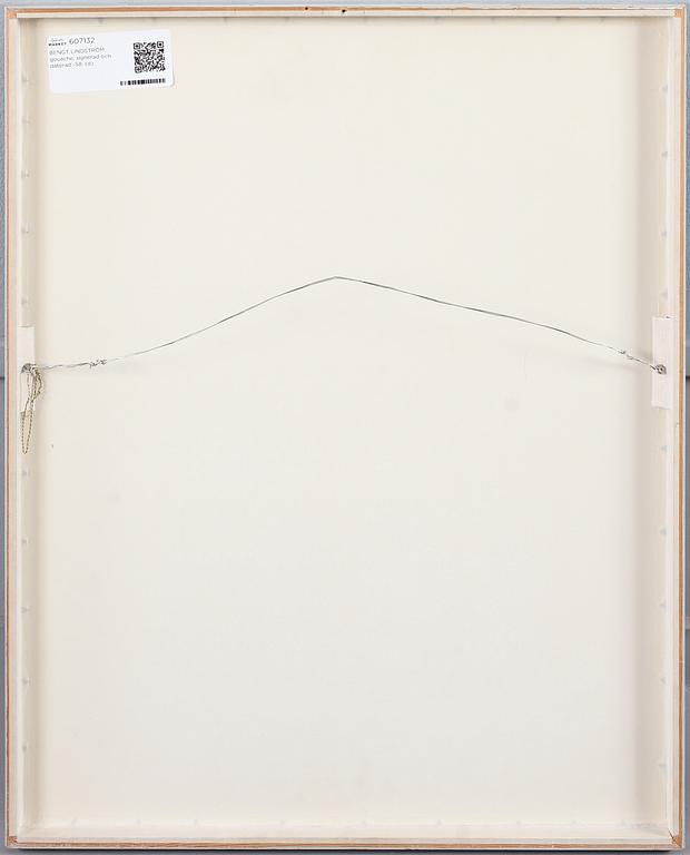 BENGT LINDSTRÖM, gouache, signerad och daterad -58.