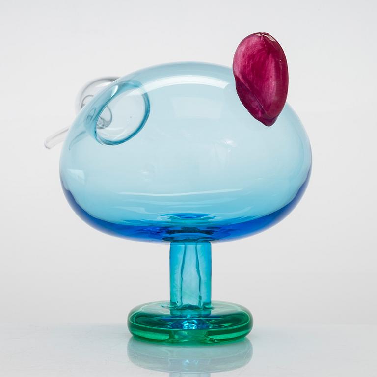 Oiva Toikka, lasilintu, signeerattu O. Toikka IITTALA SCOPE 20 V 2020 340/2020.