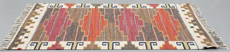 Märta Måås-Fjetterström, a carpet, "Bruna heden", flat weave, ca 204,5-205,5 x 130,5-132,5 cm, signed AB MMF.