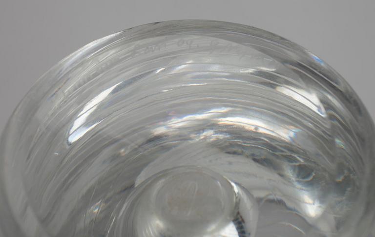 VAS; glas, "Barock" sign. Gunnel Nyman, Riihimäen Lasi Oy.