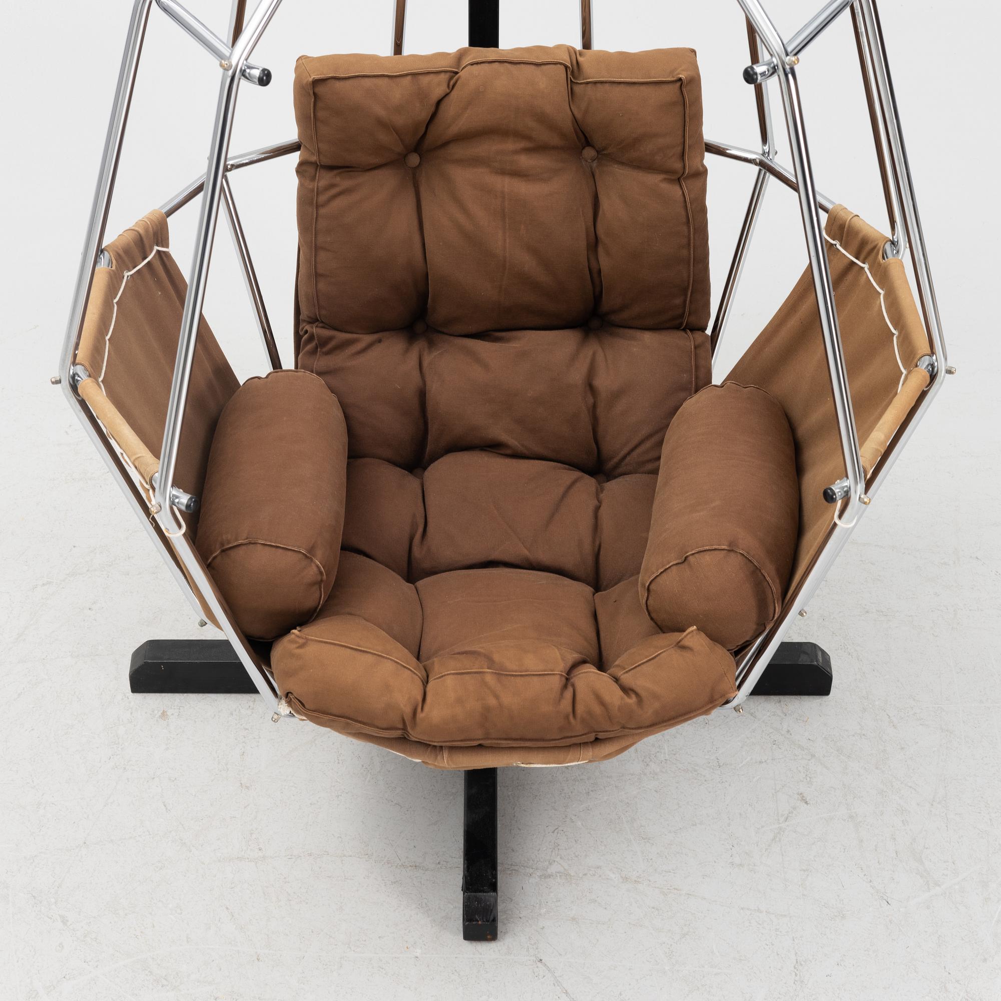 Ib Arberg, fåtölj, "Gojan", ABRA Möbler, Taberg 1970-tal.