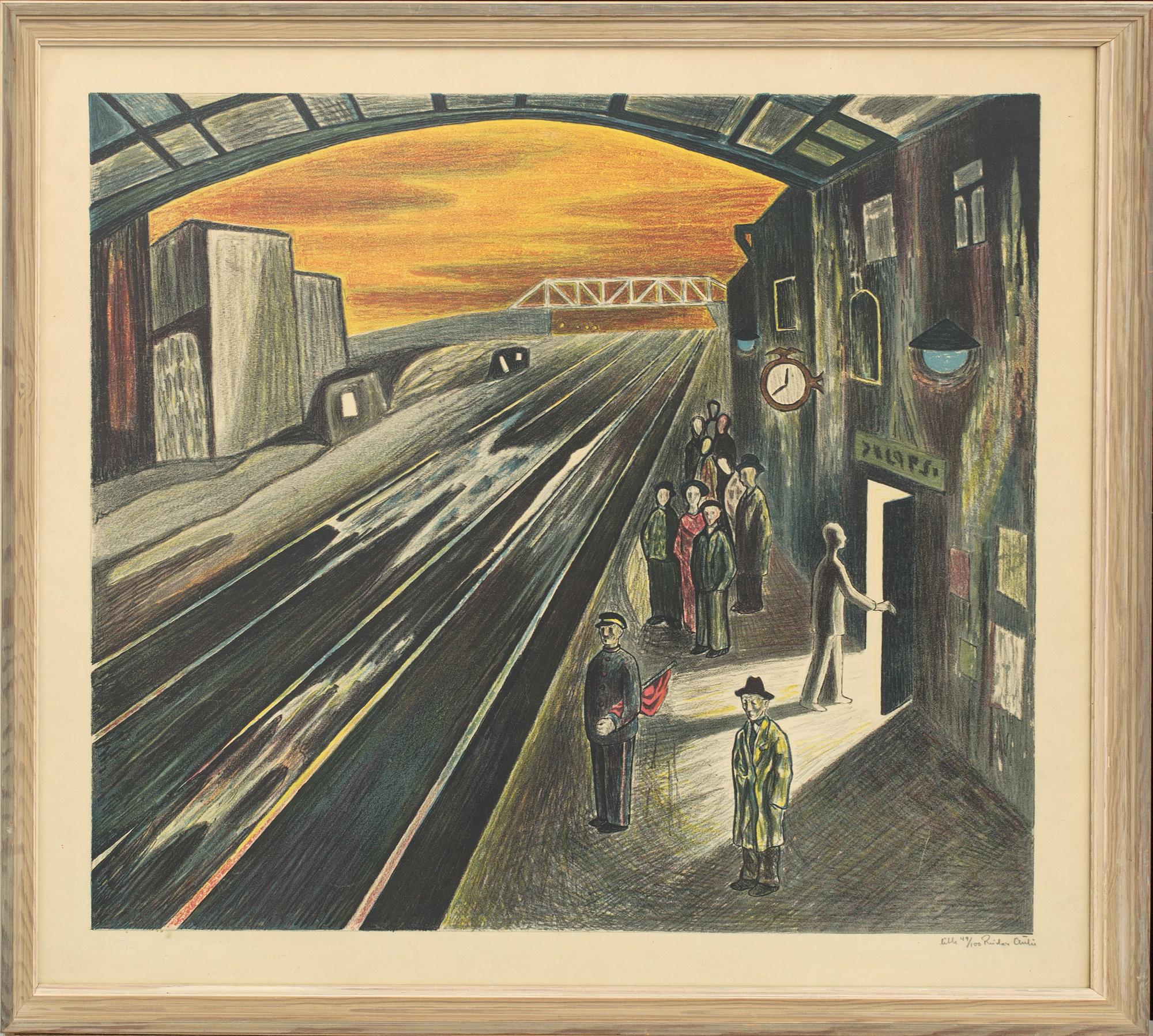 REIDAR AULIE, color litograph 49/100.