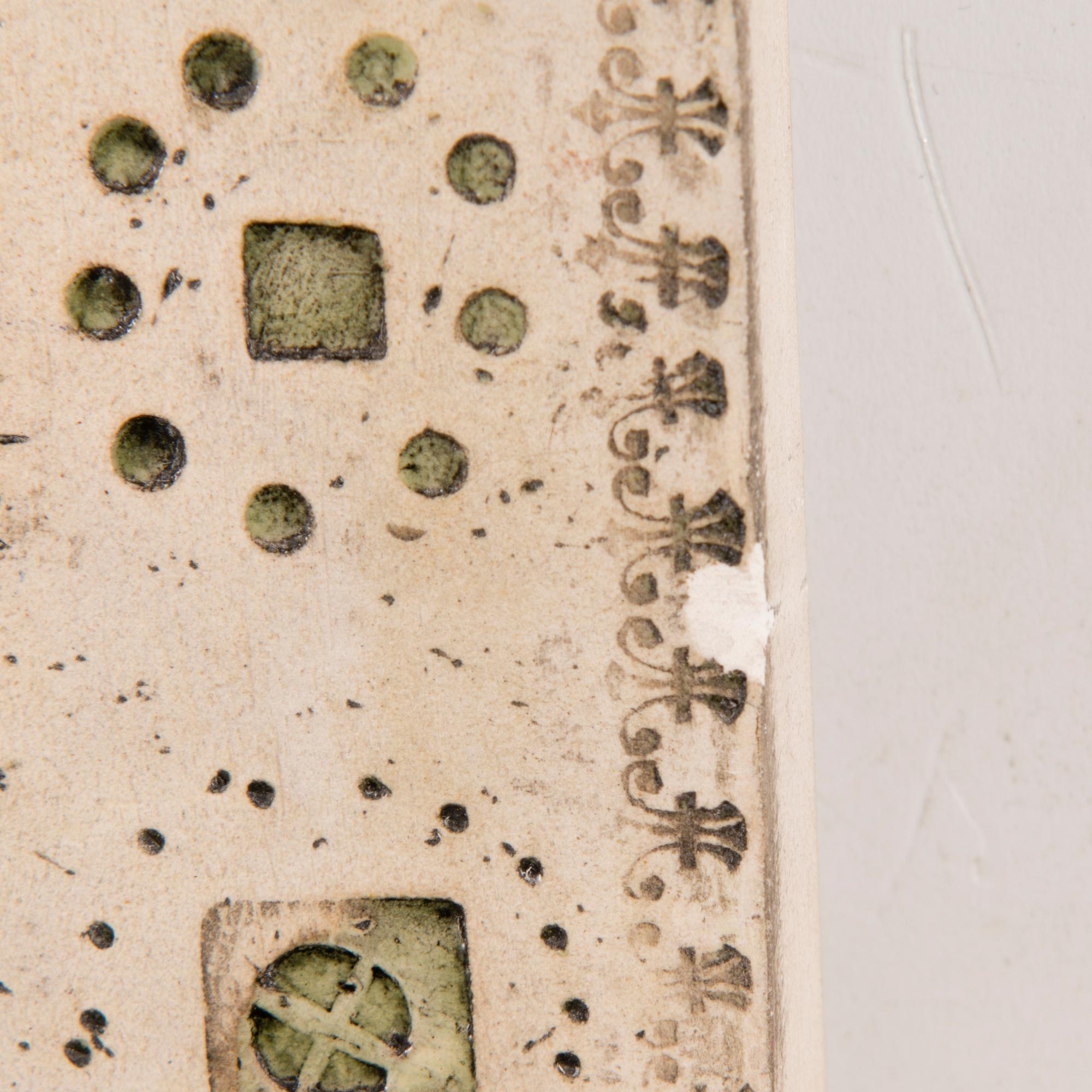 RUT BRYK, reliefiä, 4 kpl, kivitavaraaa, signeeratut.