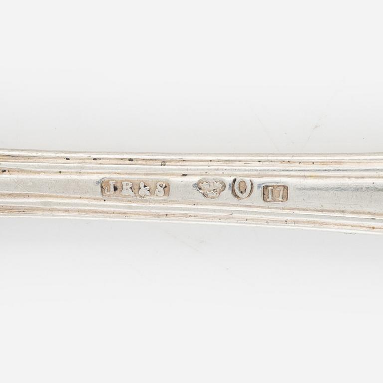 A 89-piece silver flat wear set, mostly J.Rönnqvist, Örebro, Sweden, 1884-1911.