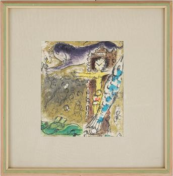 Marc Chagall · MARC CHAGALL, efter, litografi på bokomslag.