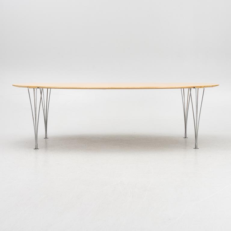 Bruno Mathsson & Piet Hein, dining table, "Superellipse", Mathsson International, Värnamo, Sweden.
