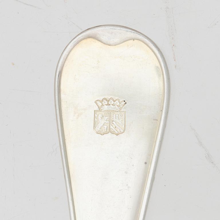 C.G. Hallberg, a Swedish silver cutlery set, model "Svensk", Stockholm, some 1950 (84 pieces).