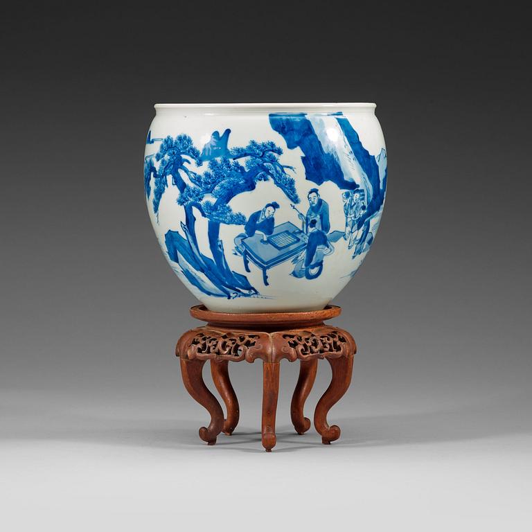 KRUKA, porslin, Qingdynastin med Chenghuas märke, 1700-tal.