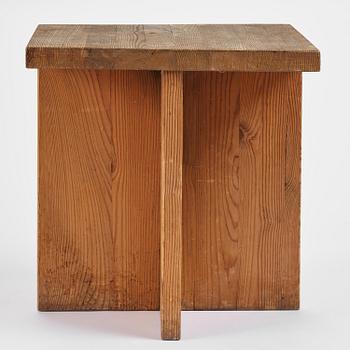 Axel Einar Hjorth, a stained pine "Lovö" table, Nordiska Kompaniet, Sweden, 1930s.