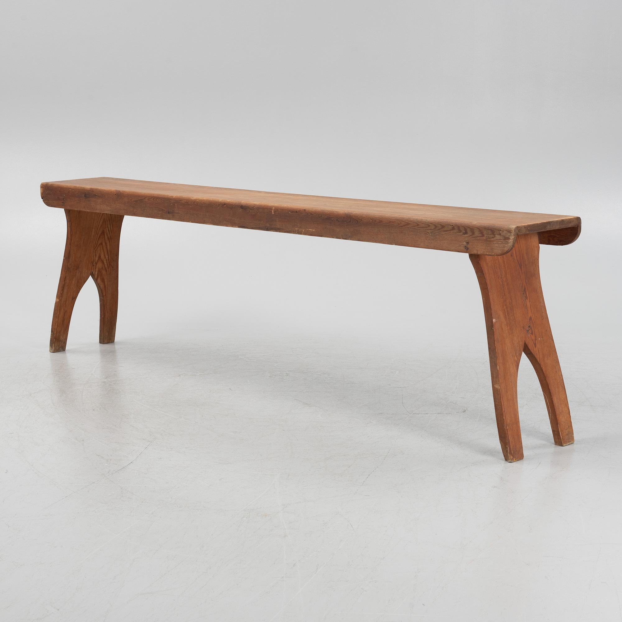 Bench, folk art, early 20th century.