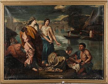 OKÄND KONSTNÄR, olja på duk, 1600/1700-tal.