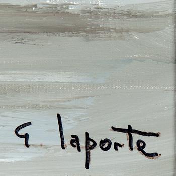 GEORGES LAPORTE, oil on canvas, signed G Laporte. Also signed G. Laporte on verso.