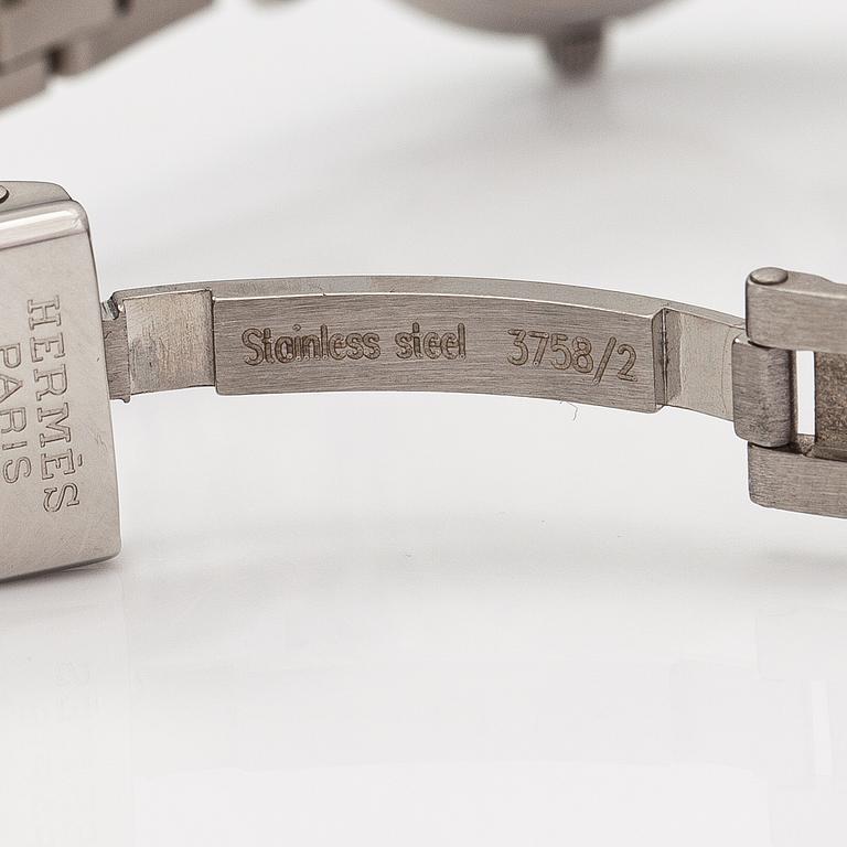 Hermès, Clipper, wristwatch, 24 mm.