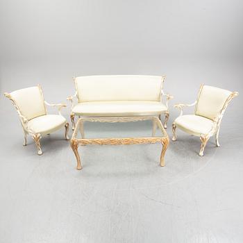 Salongsmöbel, 7 delar, Italien 1900-tal.