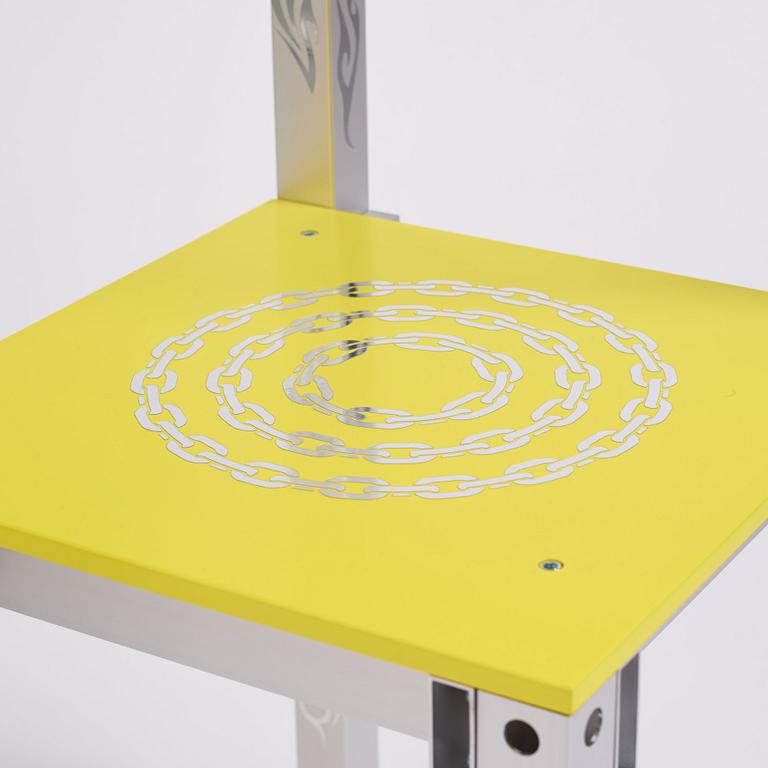 Fredrik Paulsen, a unique chair, "Chair One, Goddess on a Highway", JOY, 2024.