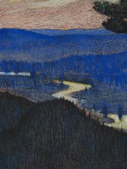 Helmer Osslund, Norrländskt älvlandskap.