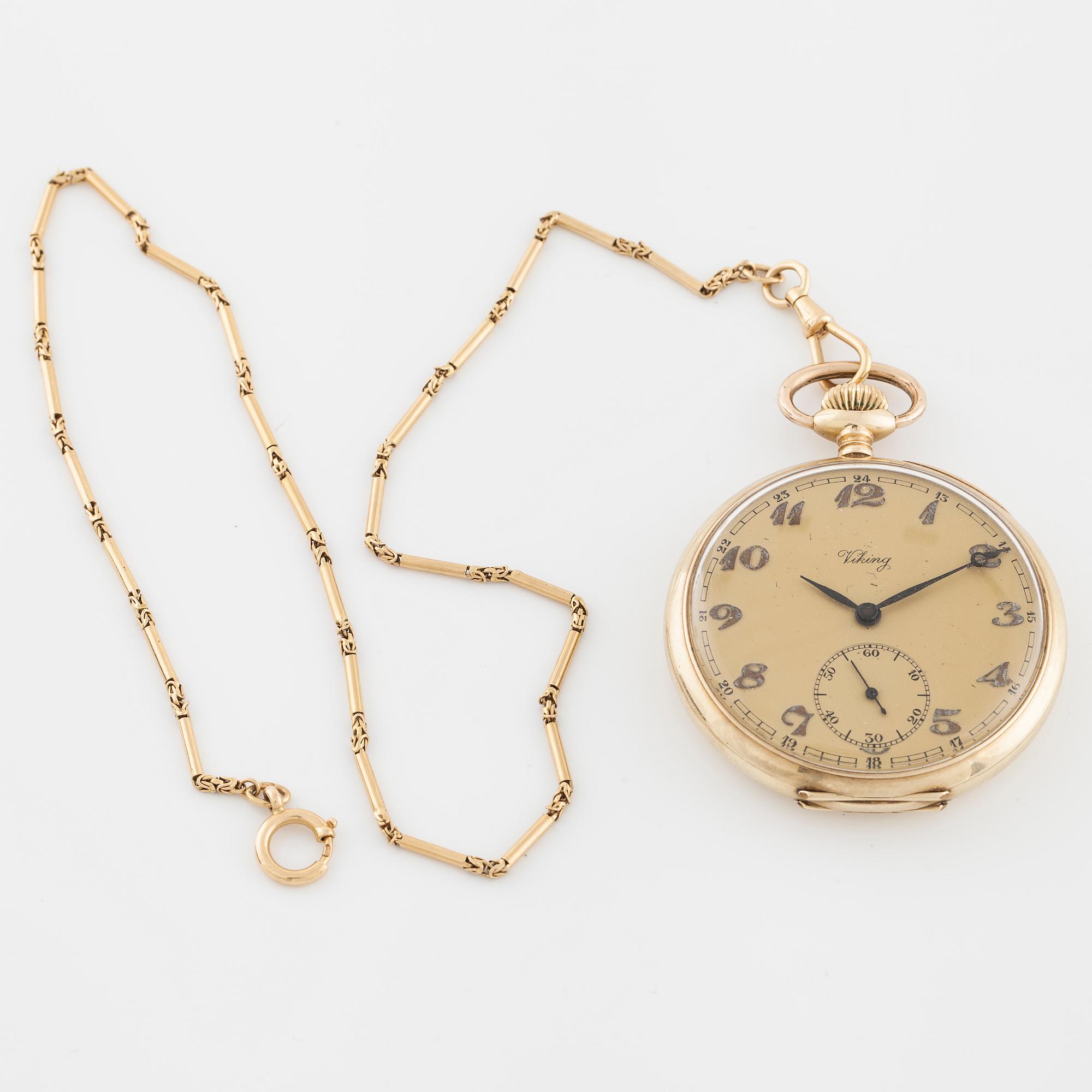 VIKING, pocket watch, 50 mm.