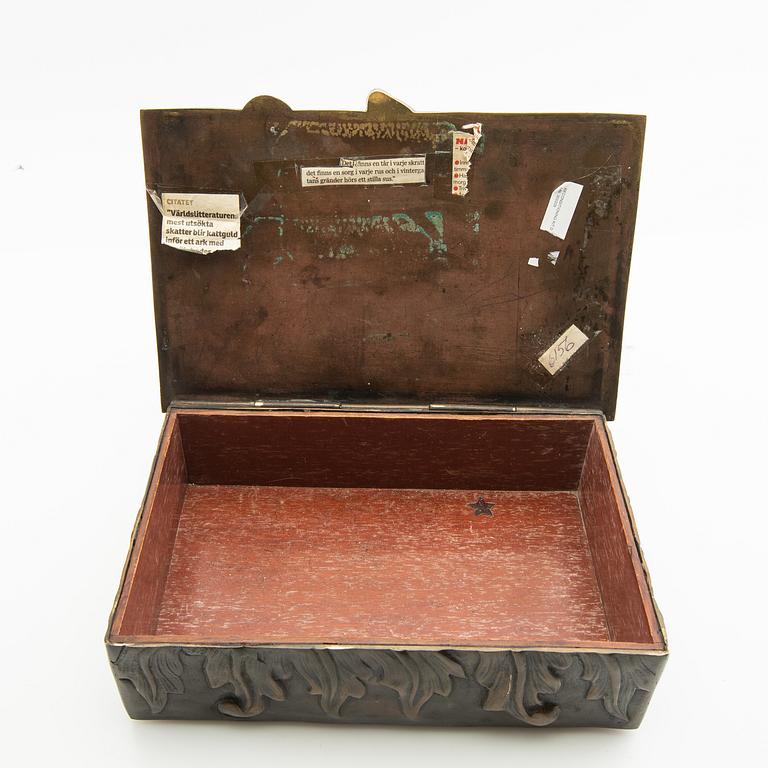 Desk set, 3 pieces, Mogens Ballin, Denmark, first half of the 20th century.