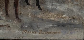 Maria Boczewska, goat farmer in the shadow.