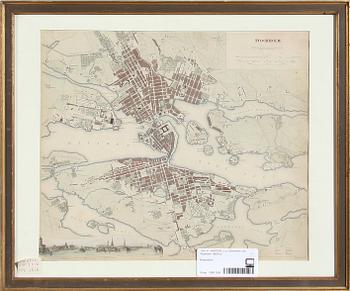 KARTOR 2 st, Stockholm och Waxholm 1800-tal.