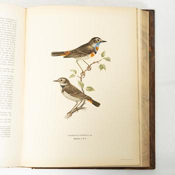 The von Wright brothers, book work, 3 volumes, "Swedish Birds", A. Börtzells tryckeri AB, Stockholm, 1927-1929.