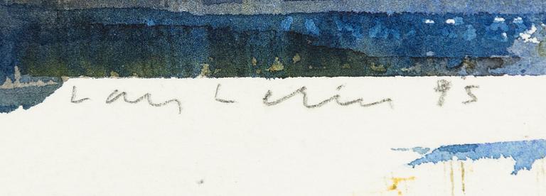 Lars Lerin, Winter Light, Lofoten.