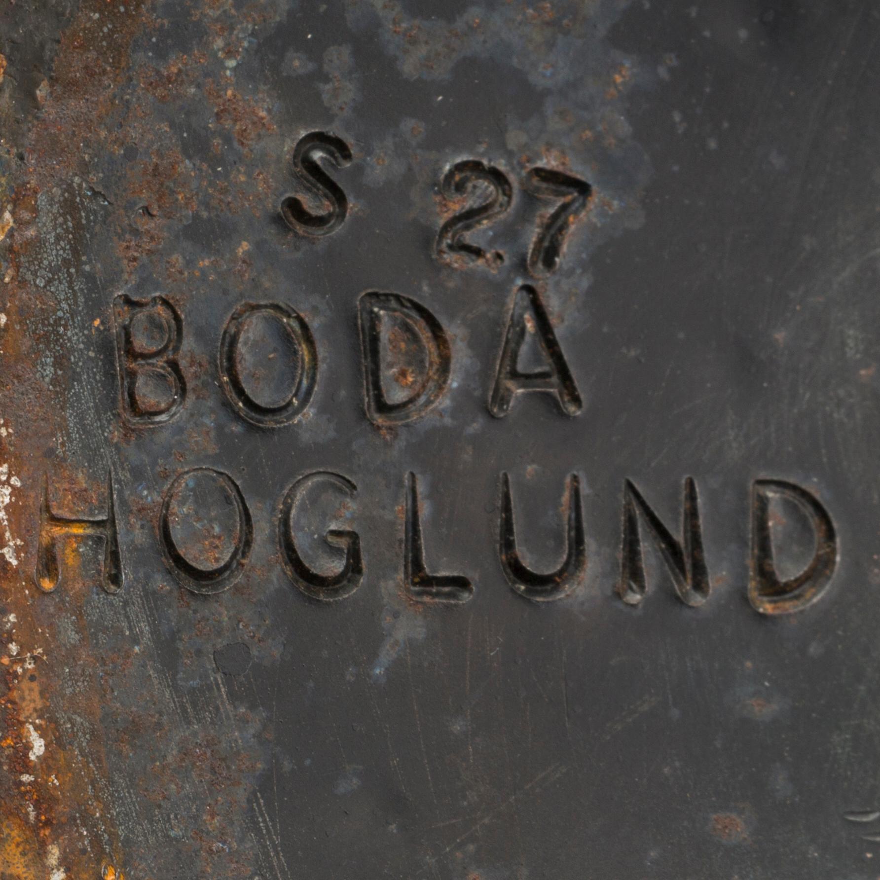 ERIK HÖGLUND, A Boda smide candelabra, later part of the 20th century.