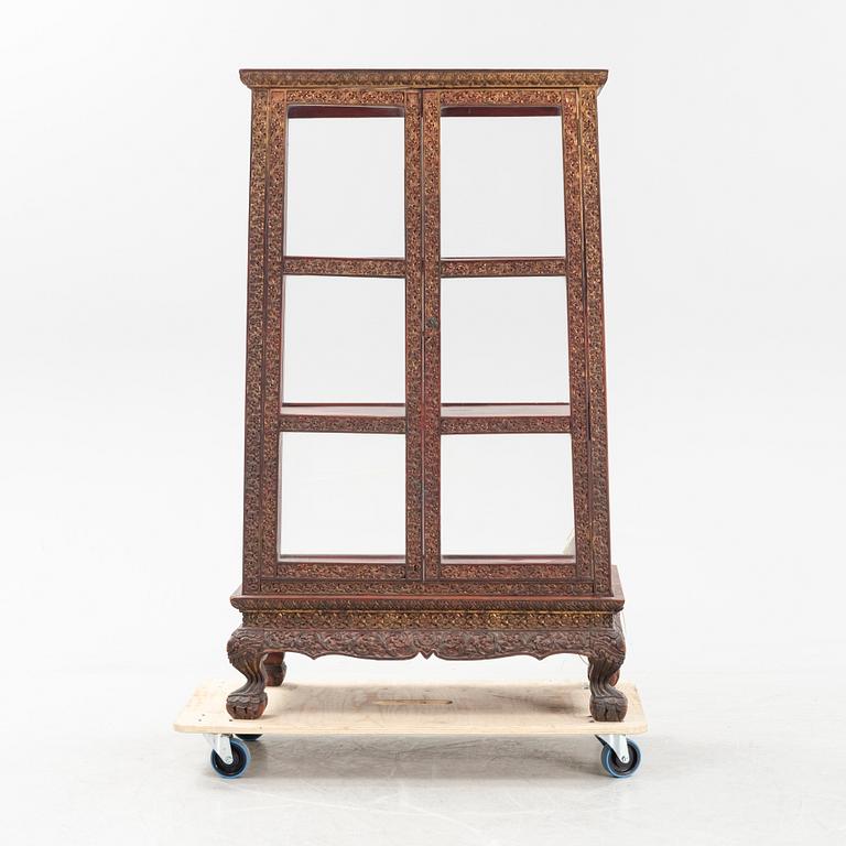 Display cabinet Southeast Asia 20th century.