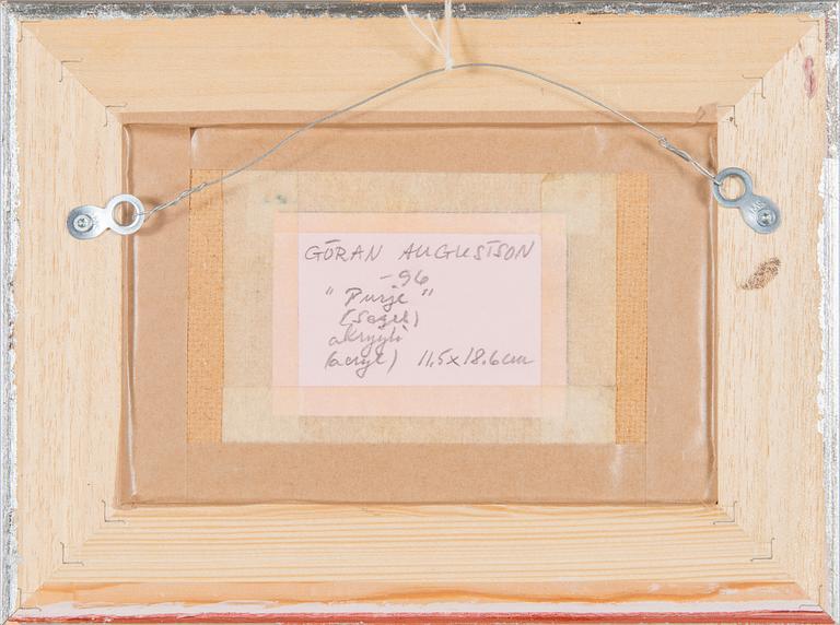 Göran Augustson, "Purje" (Segel).