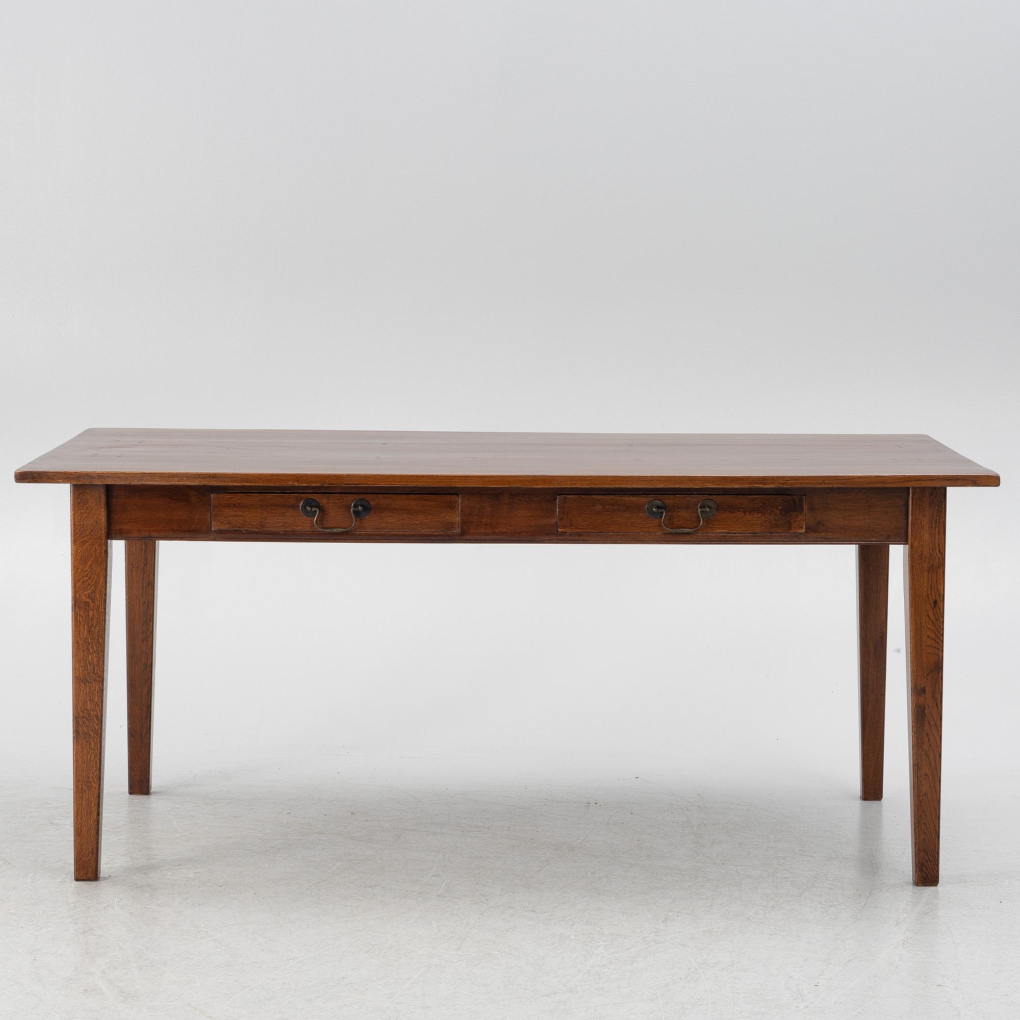 Desk/dining table, France, late 20th century/21st century.