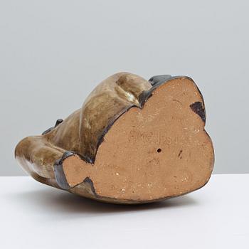ÅKE HOLM, skulptur, "Jeremia tänkaren", Höganäs 1950-tal.