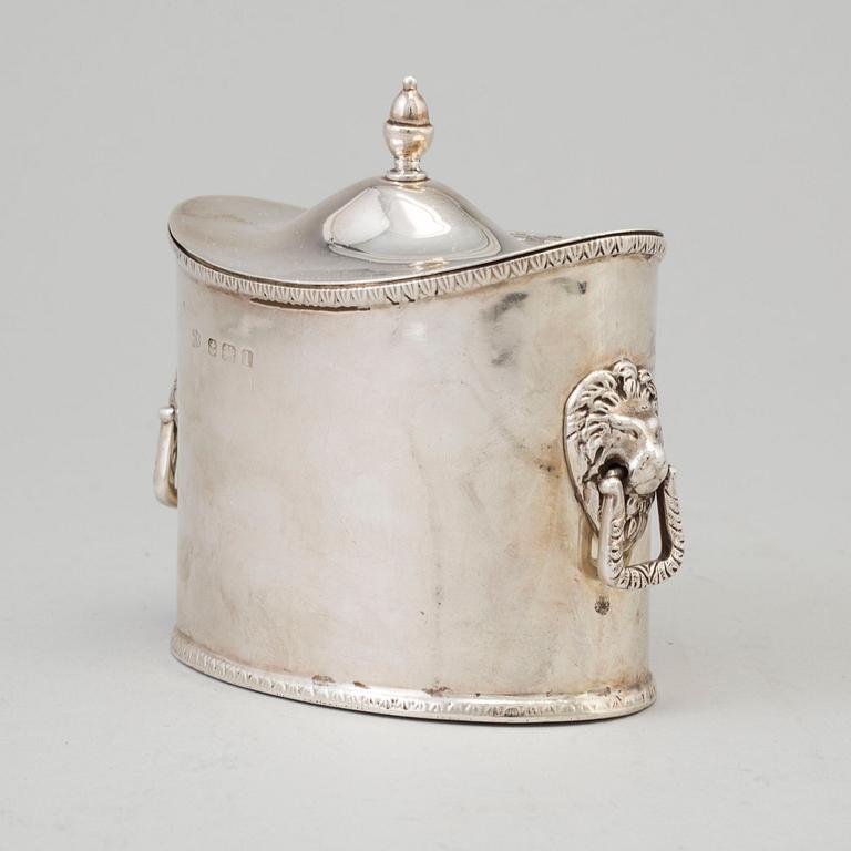 SOCKERSKRIN, silver, William Aitken, Birmingham, England, 1910.