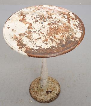 TRÄDGÅRDSGRUPP, 3 delar, delvis Grytgöl, 1900-tal.