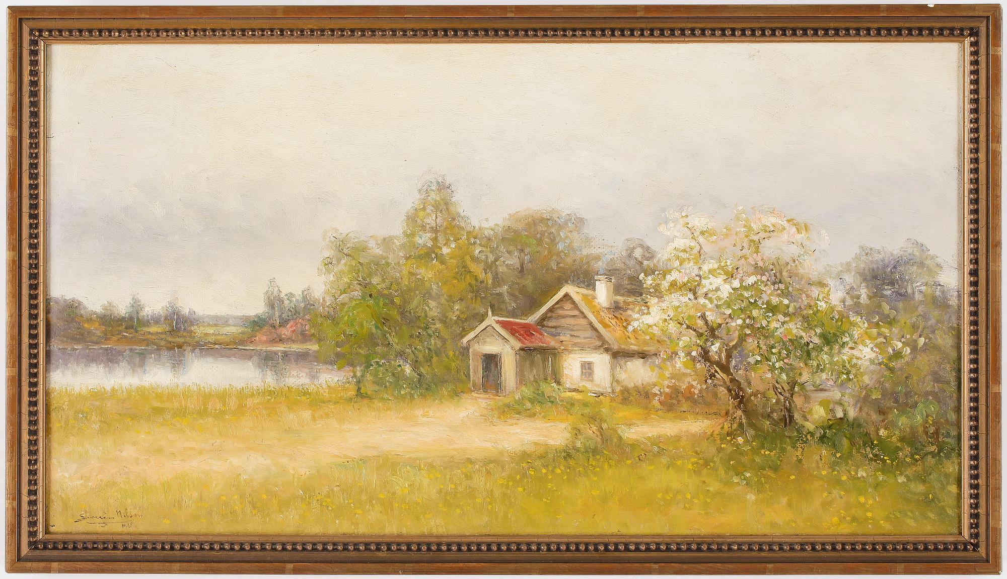 SEVERIN NILSON, olja på duk, signerad och daterad 1915.
