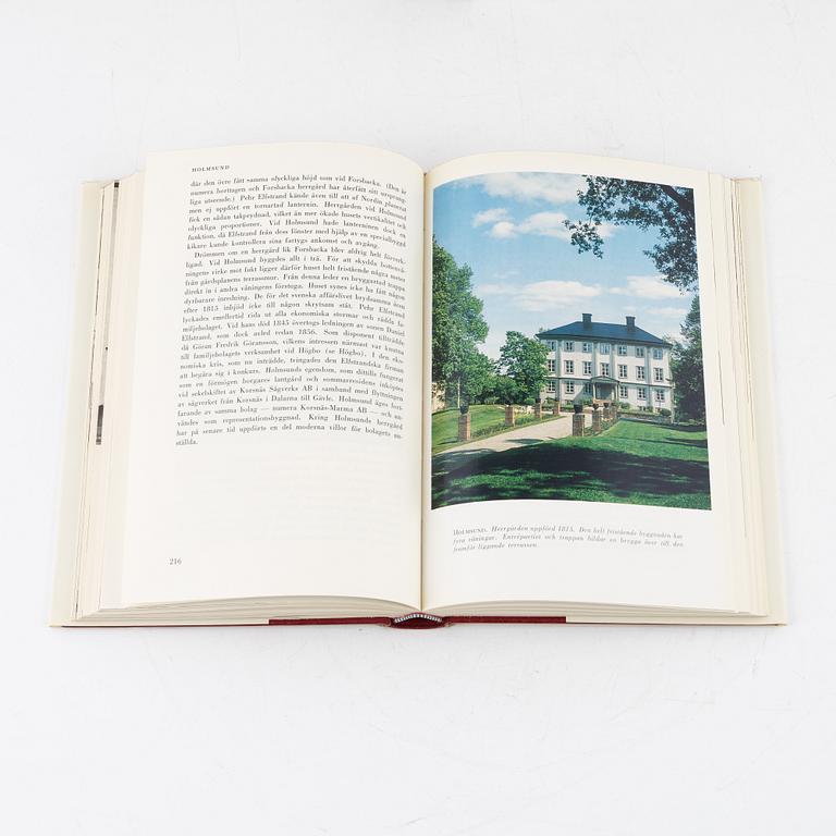 Books, 'Svenska Slott och Herresäten', 17 volumes, Allhems Förlag, Malmö, 1966-71.